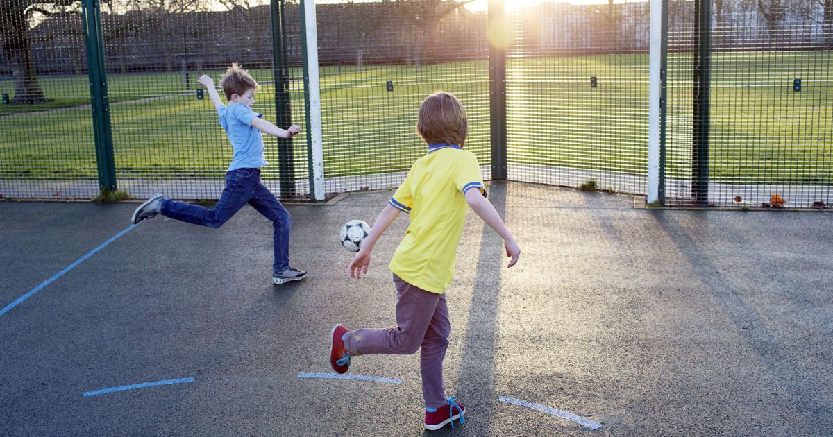 Boys-playing-football